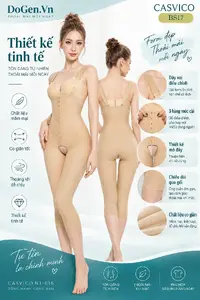 Người mẫu mặc BS17 Casvico màu da ở góc nghiêng