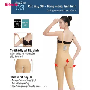 Gen nịt bụng đùi hỗ trợ phục hồi sau hút mỡ cấy mông