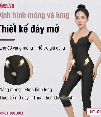 Gen nịt bụng giữ dáng sau hút mỡ