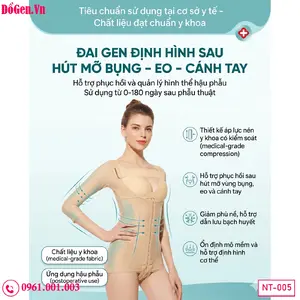 Gen body nâng đỡ bụng eo tay sau phẫu thuật