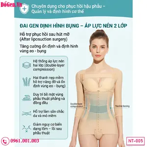 Quần gen body ép mỡ sau thẩm mỹ giúp gọn dáng