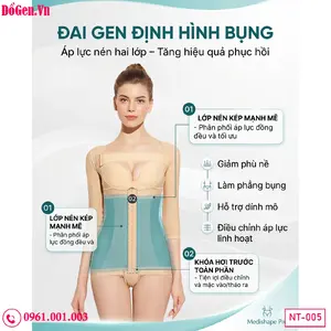 Đai nịt bụng có tay định hình cơ thể hiệu quả