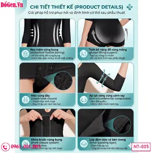 Gen định hình bụng eo cánh tay cao cấp giúp nâng đỡ cơ thể