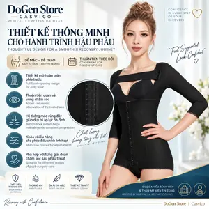 Cấu trúc gen ôm vùng bụng và eo, kết hợp các đường may định hình giúp tạo cảm giác ôm gọn và ổn định khi mặc.