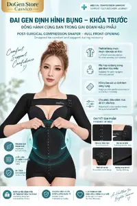 Front-hook closure design makes the garment easier to put on and remove. Multiple rows of hooks allow the fit to be adjusted according to individual wearing needs.