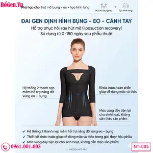 Gen định hình sau hút mỡ eo giúp giảm tích tụ dịch