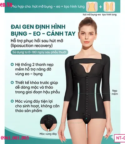 Đai gen định hình eo bụng