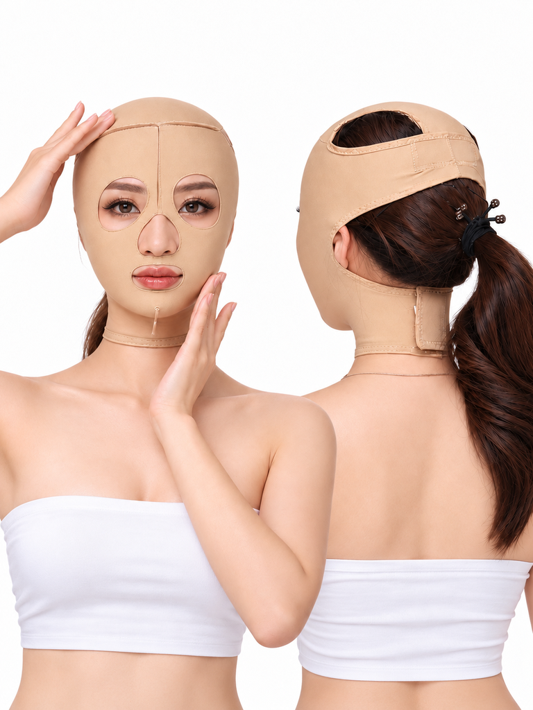 Người mẫu đeo FA18 màu da nhìn từ trước và sau