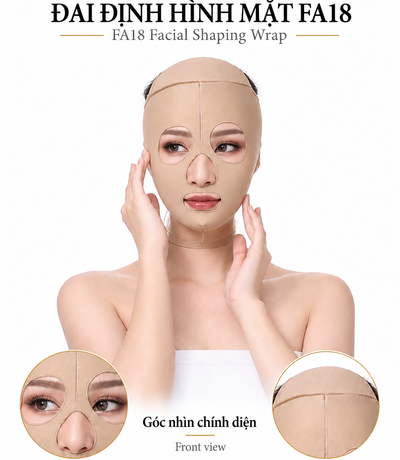 Người mẫu đeo đai FA18 màu da nhìn chính diện