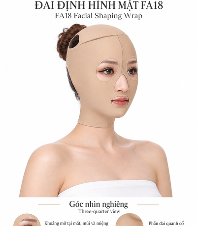Đai FA18 màu da ở góc ba phần tư