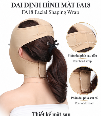 Thiết kế mặt sau đai FA18 màu da