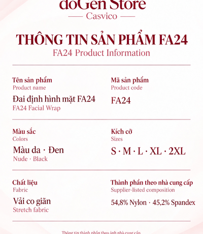 Poster thông tin sản phẩm FA24