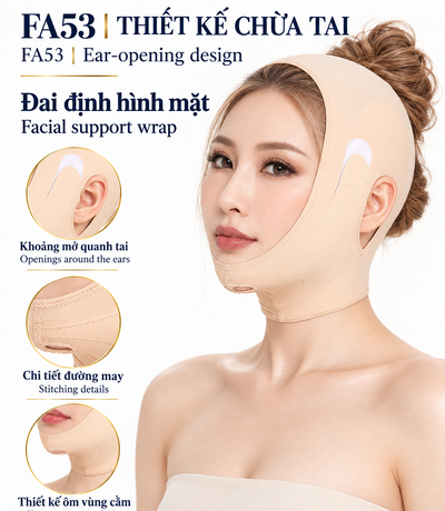 Vành tai để ngoài khoảng mở của đai Casvico FA53 màu da