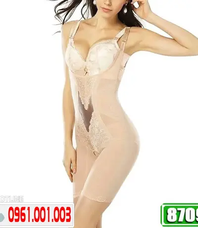 Bộ Quần Áo Lót Định Hình Toàn Thân Gen Nữ Cao Cấp (Cod: 8709)