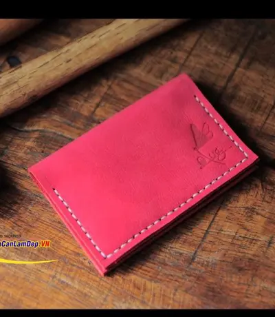 Ví Da Đựng Name Card Giấy Tờ 3 Ngăn Handmade Olug Mã SP 749
