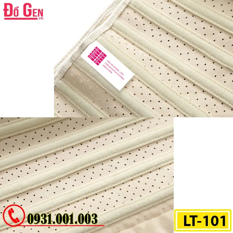 Gen Nịt Bụng Cao Su Non Latex 25 Xương Thép 30cm - Định Hình Vòng Eo Thon Gọn Sau Hút Mỡ (Cod: LT-101)