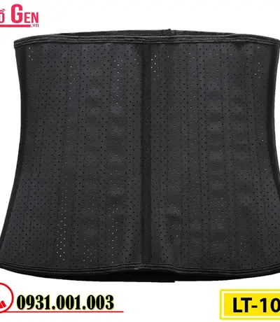 Gen Nịt Bụng Cao Su Non Latex 25 Xương Thép 30cm - Định Hình Vòng Eo Thon Gọn Sau Hút Mỡ (Cod: LT-101)