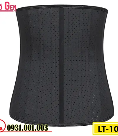 Gen Nịt Bụng Cao Su Non Latex 25 Xương Thép 30cm - Định Hình Vòng Eo Thon Gọn Sau Hút Mỡ (Cod: LT-101)