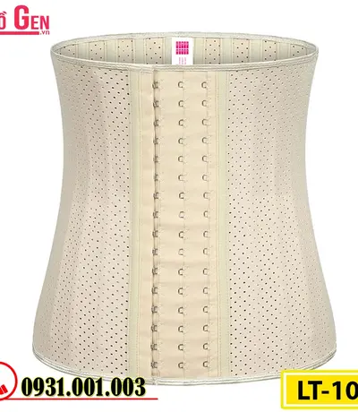 Gen Nịt Bụng Cao Su Non Latex 25 Xương Thép 30cm - Định Hình Vòng Eo Thon Gọn Sau Hút Mỡ (Cod: LT-101)