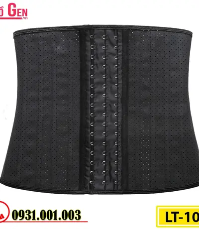 Gen Nịt Bụng Cao Su Non Latex 25 Xương Thép 30cm - Định Hình Vòng Eo Thon Gọn Sau Hút Mỡ (Cod: LT-101)