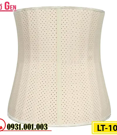 Gen Nịt Bụng Cao Su Non Latex 25 Xương Thép 30cm - Định Hình Vòng Eo Thon Gọn Sau Hút Mỡ (Cod: LT-101)