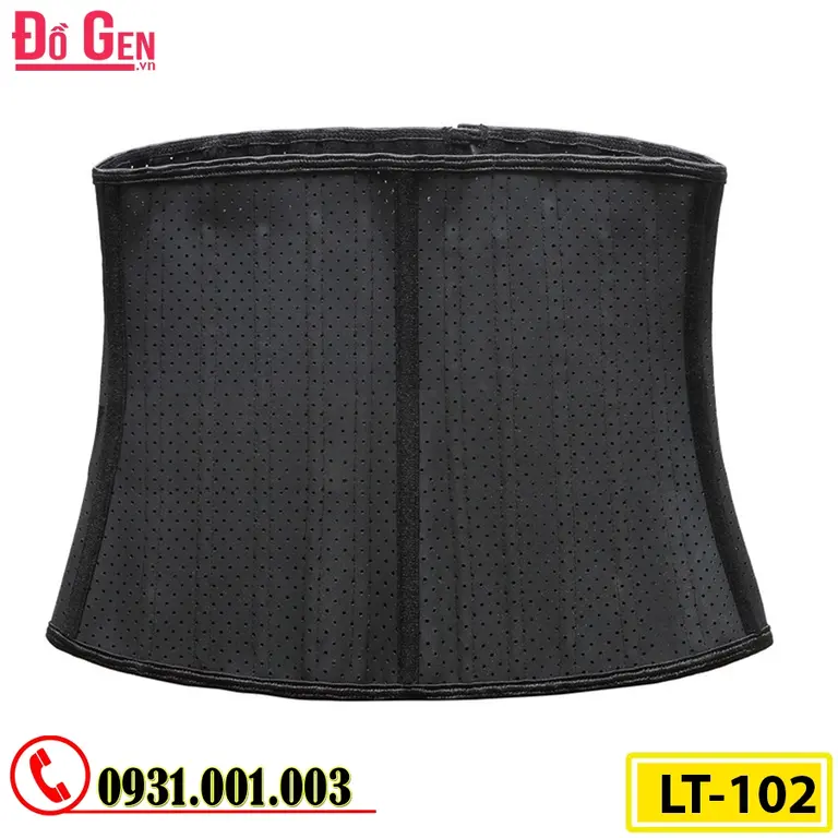 Gen Nịt Bụng Định Hình Cao Cấp Cao Su Non Latex 25 Xương Thép 25cm (Cod: LT-102)