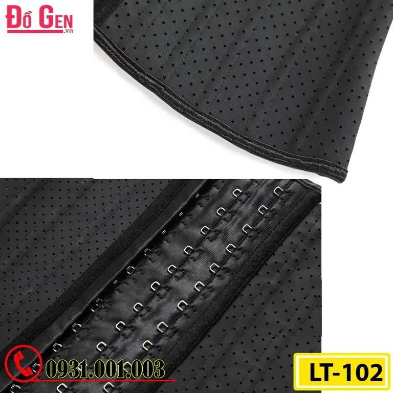 Gen Nịt Bụng Định Hình Cao Cấp Cao Su Non Latex 25 Xương Thép 25cm (Cod: LT-102)