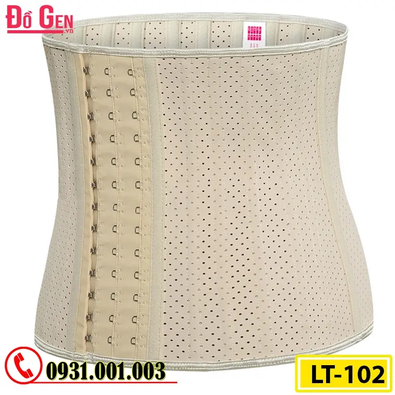 Gen Nịt Bụng Định Hình Cao Cấp Cao Su Non Latex 25 Xương Thép 25cm (Cod: LT-102)