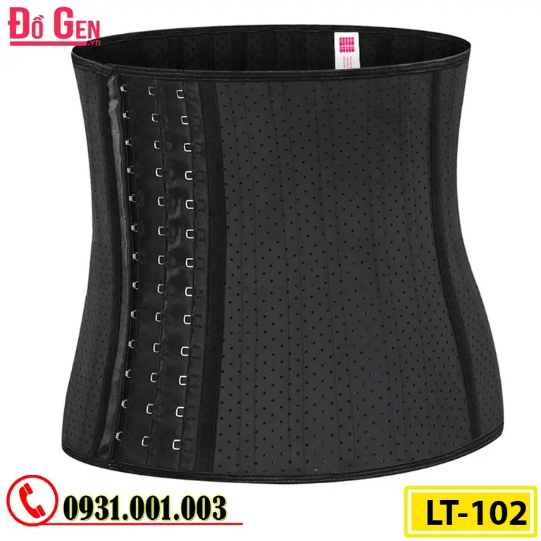 Gen Nịt Bụng Định Hình Cao Cấp Cao Su Non Latex 25 Xương Thép 25cm (Cod: LT-102)