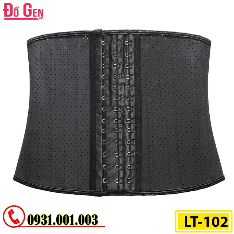Gen Nịt Bụng Định Hình Cao Cấp Cao Su Non Latex 25 Xương Thép 25cm (Cod: LT-102)