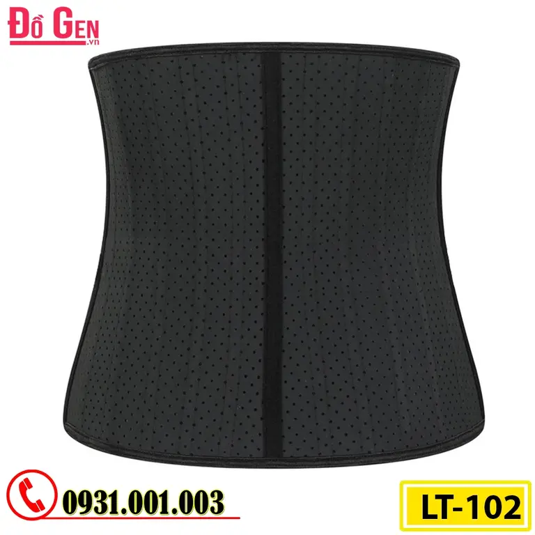 Gen Nịt Bụng Định Hình Cao Cấp Cao Su Non Latex 25 Xương Thép 25cm (Cod: LT-102)