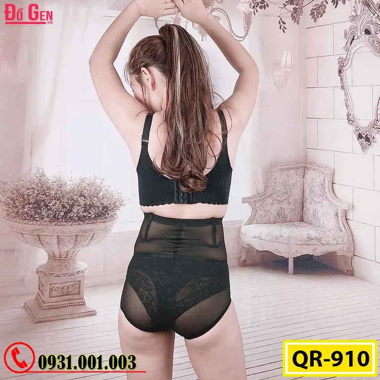 Gen Nịt Bụng - Quần Lót Gen Định Hình Cao Cấp Chống Cuộn Thu Gọn Vòng Eo (Cod: QR-910)