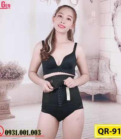 Gen Nịt Bụng - Quần Lót Gen Định Hình Cao Cấp Chống Cuộn Thu Gọn Vòng Eo (Cod: QR-910)
