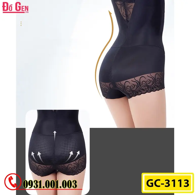 Bộ Đồ Gen Định Hình - Gen Nịt Bụng Dành Cho Người Thừa Cân Béo Phì (Cod: GC-3113)