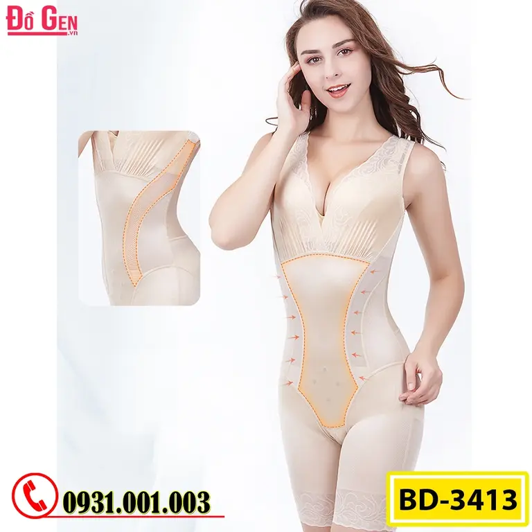 Đồ Lót Gen Định Hình - Gen Nịt Bụng Khoe Đường Cong Thon Gọn (Cod: BD-3413)