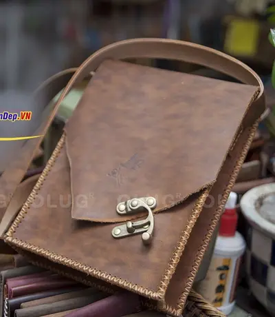 Túi Xách Da Thật Handmade Olug Mã SP 987