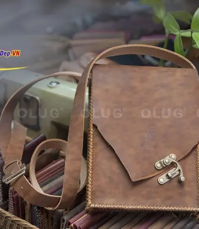 Túi Xách Da Thật Handmade Olug Mã SP 987