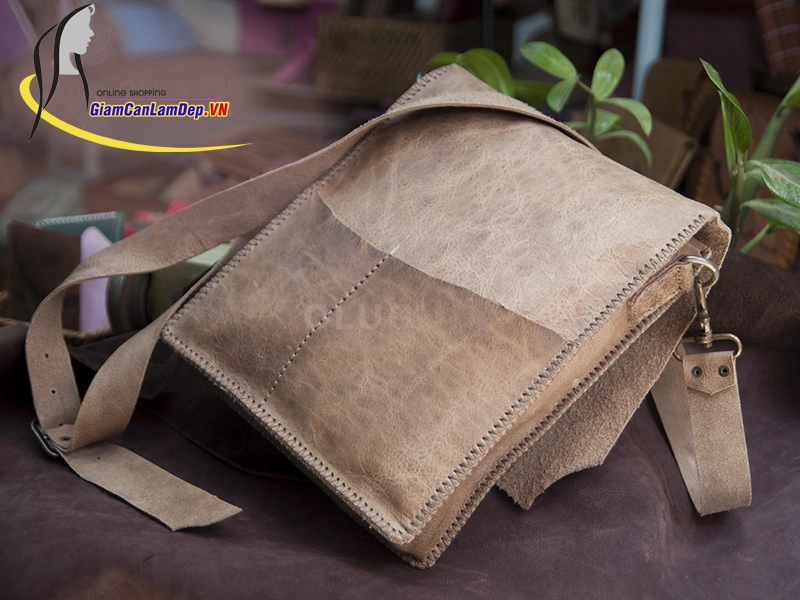 Túi xách da Ipad Handmade OLUG dành cho nam được bảo hành miễn phí trọn đời