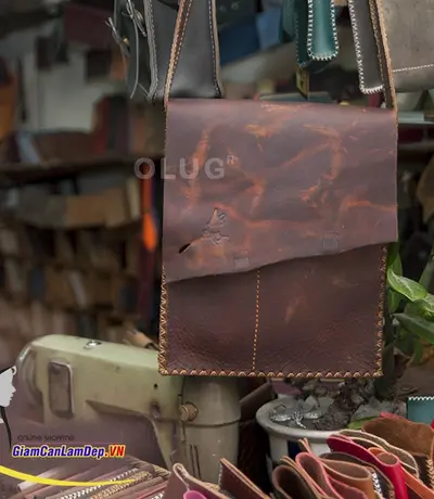 Túi Da Đựng Ipad Handmade Olug Mã SP 943